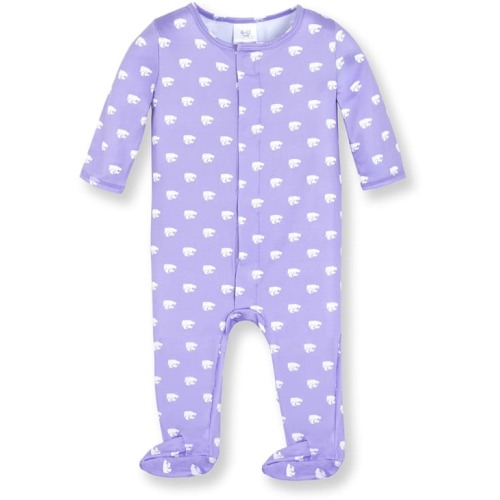 (3-6) K-State Wildcats PURPLE Baby Magnetic Romper Pajamas - 742810006