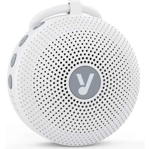 Portable Noise Machine for Baby Adult with 21 Natural Soothing Sound, Memory Function, Powerful Battery & 32 Levels of Volume, Noise Canceling for Sleeping, Sleep Sound Timer Therapy for Home, Travel