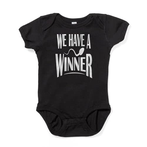 CafePress Pregnancy Announcement We Have A Winner Body Suit Cute Infant Bodysuit Baby Romper Dark