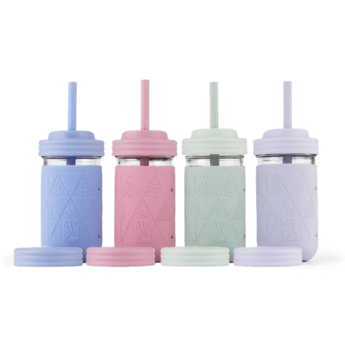 12oz Glass Mason Jar Drinking Tumblers + Food Storage