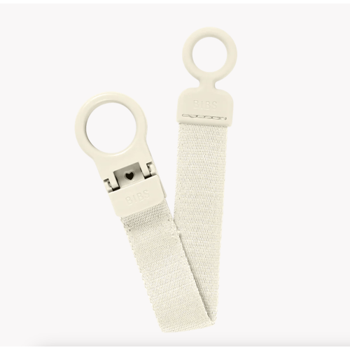 Pacifier Clip Loop - Ivory – Bibsworld store US