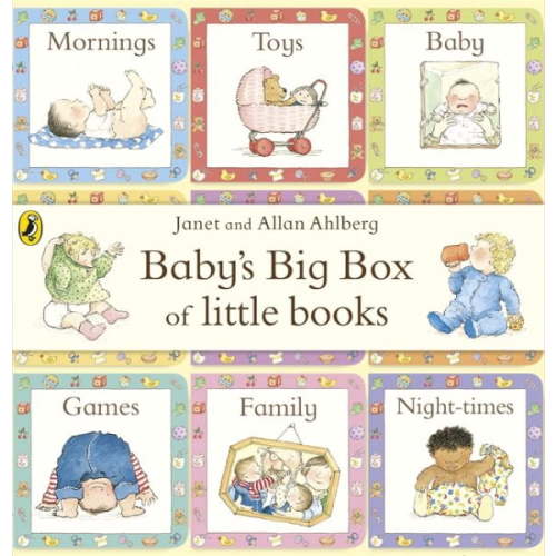 BABY'S BIG BOX OF LITTLE BOOKS SET OF 9 CHUNKY BOARD BOOKS