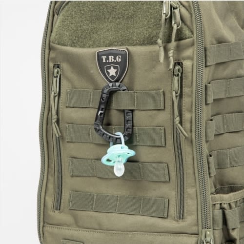 TBG Carabiner Set of 3- Secure Your Gear on the Go by TBG – Tactical Baby Gear