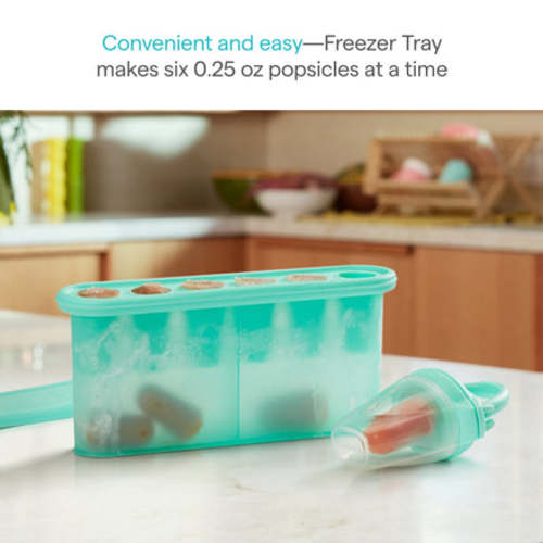 Silicone Baby Food Feeders & Freezer Tray Bundle