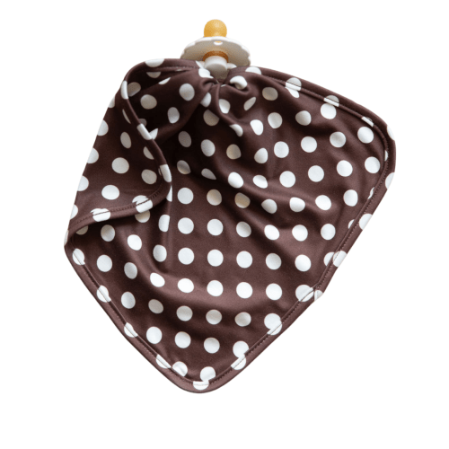 BROWN + WHITE POLKA DOTS | LOVIE