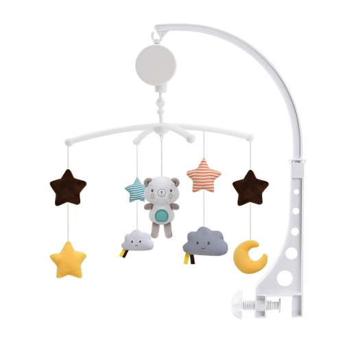 Qocolhg Baby Musical Crib Mobile with Hanging Rotating Toys, Infant Bed Decoration for Newborn Boys and Girls, Newborn Baby Toys, Frist Christmas Gifts for Kids