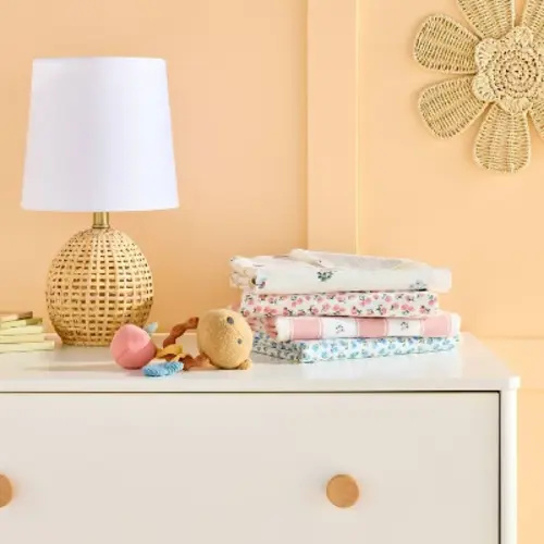 Eco-Friendly and Effortless: The Cloudislandsbaby.com Handheld Plush Rattle Baby Toy - Bear - Cloud Island™ Cleans with Ease.