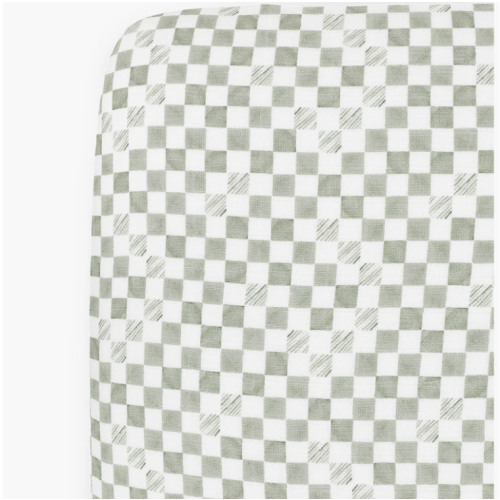 Organic Cotton Muslin Crib Sheet