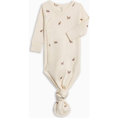 Organic Indy Kimono Gown, 0-3M