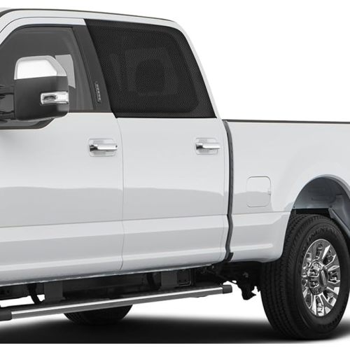 PEMOTech Car Window Shades for Baby, 2 Pack Breathable Mesh Side Car Window Sun Shade, UV Protection Car Window Covers, fit Large SUV, Pickup, Truck, Minivan (31.5"x47.2")