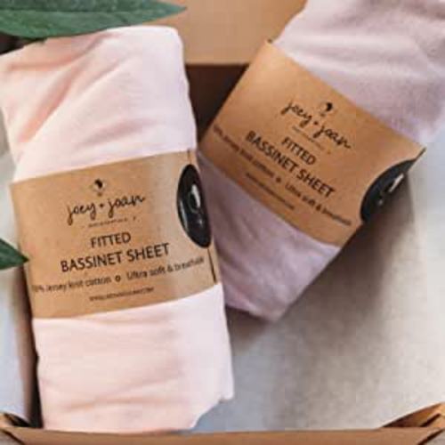 Amazon.com: Bassinet Fitted Sheets for Halo Bassinest Swivel Sleeper Mattress – Snuggly Soft 100% Jersey Cotton – 2 Pack – Pale Pink + Lilac – 2 Pack : Baby