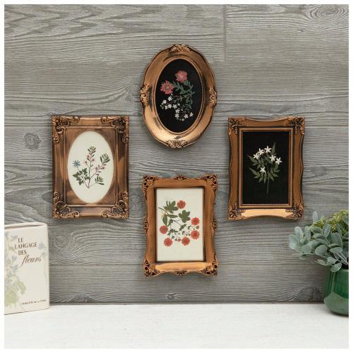Vintage Florals Wood Wall Decor Set
