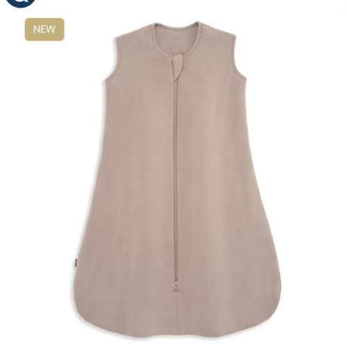 HALO - 1.5 TOG supersoft bamboo wearable blanket, double zipper sleeping bag with weighted feel - oat