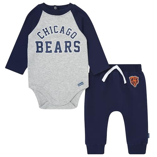 Gerber NFL unisex-baby Nfl Onesie Bodysuit and Jogger Set