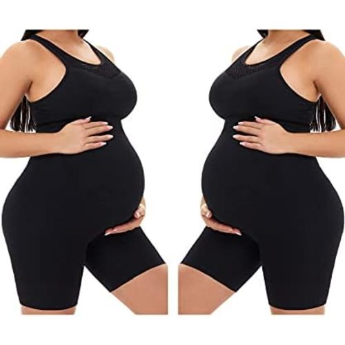 Seamless Maternity Shapewear, Prevent Thigh Chaffing, Pregnancy Belly Support, S-5XL