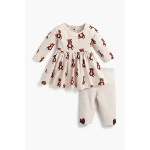 Babydoll Dress + Bow Legging Set