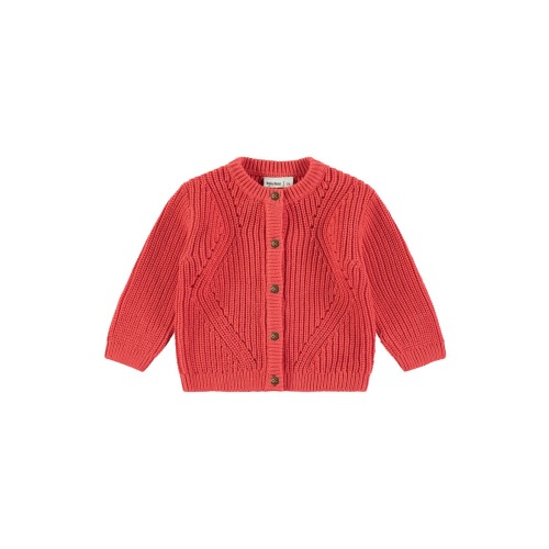 Abstract Knit Pattern Cardigan