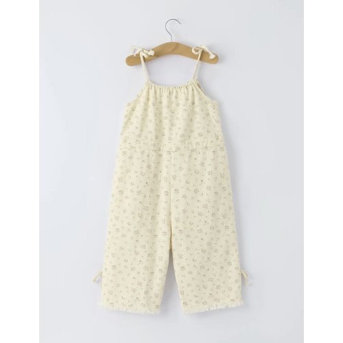FLORAL GIRL JUMPSUIT  WITH POCKETS — Teddy & Co