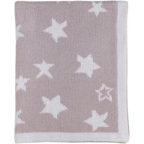 Living Textiles Grey Galaxy Chenille Soft Baby Blanket Knitted Reversible Premium Cozy Fabric for Best Comfort Infant, Toddler, Newborn, Swaddle, Nursery, Boy, Girl,Unisex,Crib,Stroller,Gift 40x30in