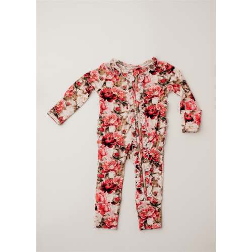 Crimson Bloom Footie
