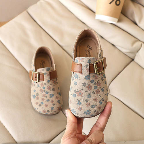 Girls Floral Princess Shoes Children's Soft Sole Shoes – marryshe