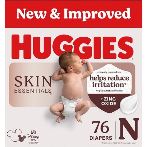 Huggies Skin Essentials Diapers Size 2, 74 Count
