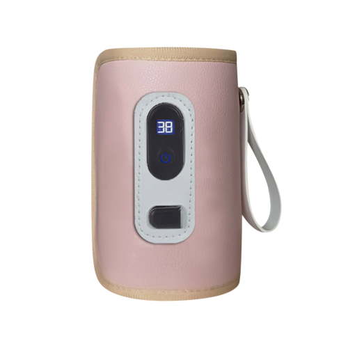 HIBIBUD Portable USB Baby Bottle Warmer with LED Display,5 Temperature Settings,Travel-Friendly for Breastmilk & Formula,Keeps Milk Warm for Late-Night Feedings,Compact & Efficient Baby Milk Heater