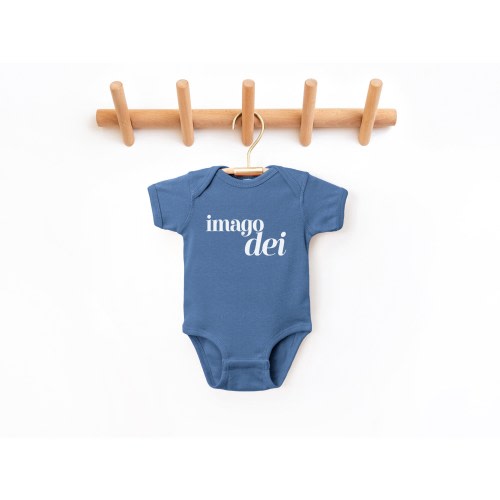Imago Dei Baby Bodysuit: Catholic Gift, Made in His Image