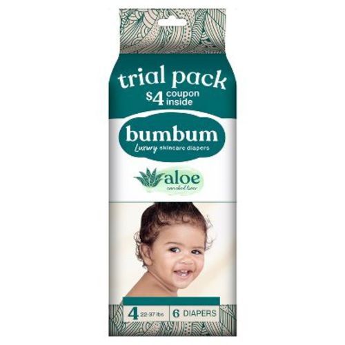 bumbum Luxury Fragrance-Free Disposable Diapers - Select Size and Count