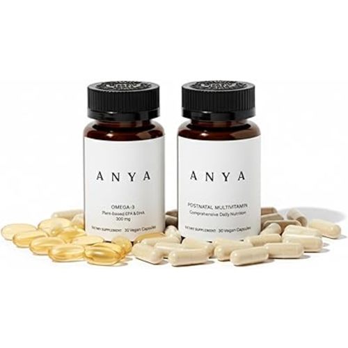 ANYA Postnatal Vitamin Bundle, Multivitamin for Postpartum, Vegan