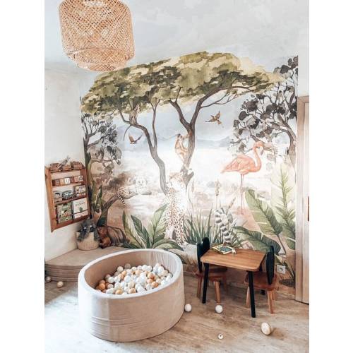 Ball Pit  200 Balls Included  Cotton Velvet Beige ball Pit - Etsy