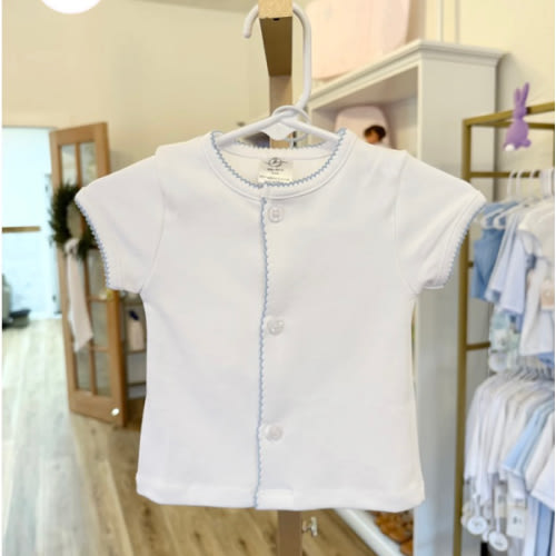 Blue Trim Bloomer Set – Little Stitches & Co.