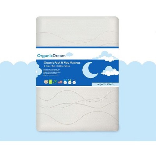 Organic Dream Pack and Play Mattress 2-Stage Dual Sided