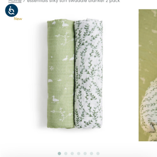 aden + anais nature friends essentials silky soft swaddles 2 pack