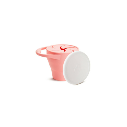 Munchkin C'est Silicone! Snack Catcher Coral