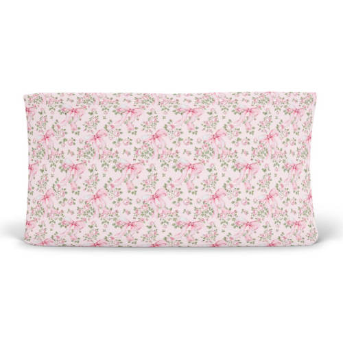 Bows in Bloom Changing Pad Cover