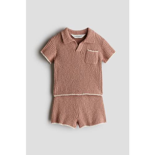 2-PIECE BOUCLÉ-KNIT SET