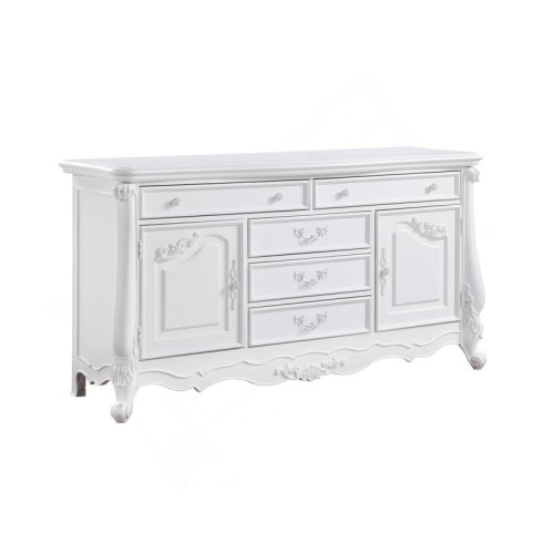 Hokku Designs Latisha White Finish Dresser | Wayfair