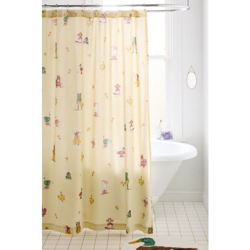 Party Animals Patterned Shower Curtain