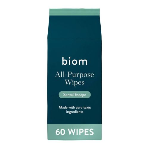 Biom Plant Based Refillable All Purpose Wipes - Santal Escape - 60ct