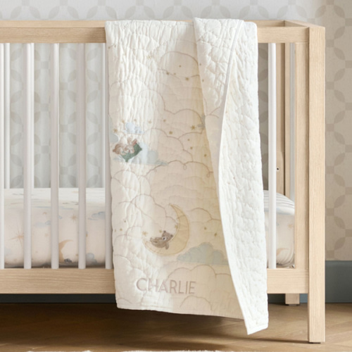 Night Sky Organic Baby Quilt | Pottery Barn Kids