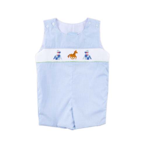 Derby Smocked Blue Stripe Jon Jon