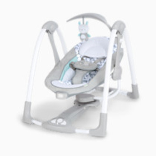 Ingenuity ConvertMe 2-in-1 Compact Portable Baby Swing 2 Infant Seat - Raylan