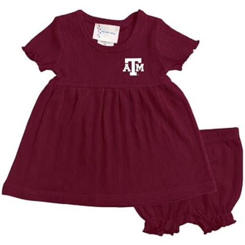 Two Feet Ahead Baby Girl Pointelle Dress & Bloomers - Officially Licensed