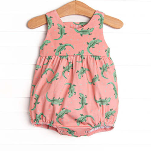 Everglade Gators Girl Bubble, Coral – Stitchy Fish