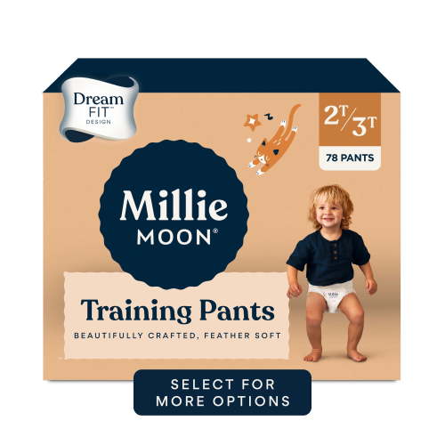 Millie Moon Luxury Training Pants, Size 2T-3T, 78 Count (Select for More Options)