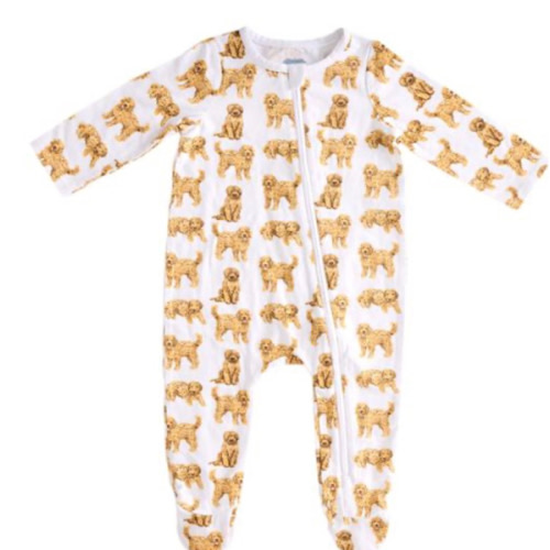 Goldendoodle Baby Sleeper | Mud Pie