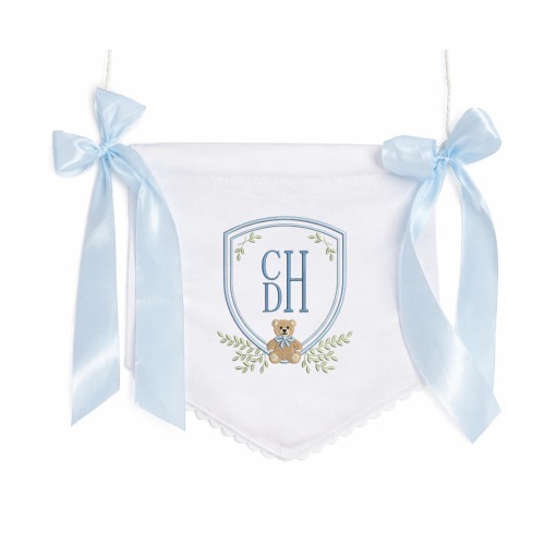 Custom Baby Banner, Welcome Banner, Hospital Door Sign, Baby Shower with Bows, Hospital Crib Banner, Hospital Name Sign, Baby Announcement