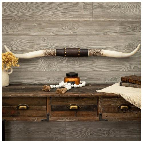 Longhorn Studded Western Wall Decor