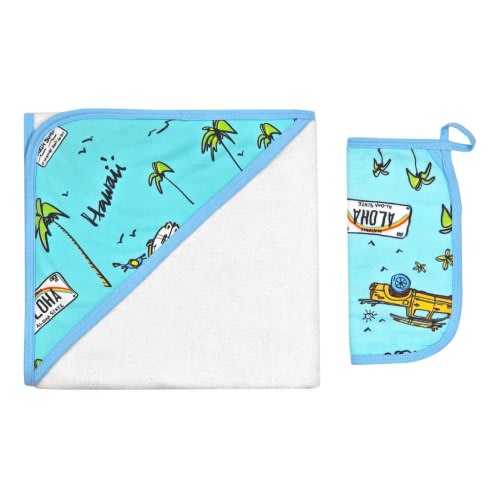 We Go Holoholo Hooded Towel Set